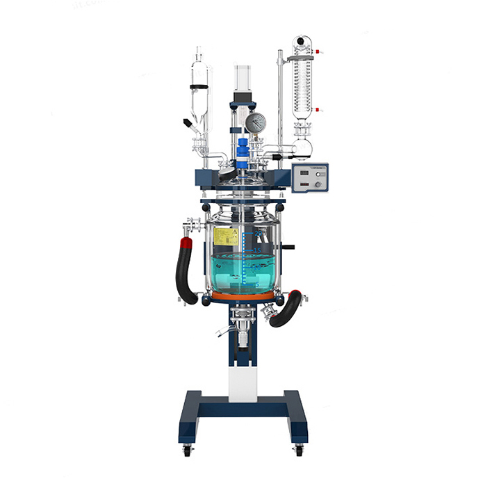 长城科工贸升降型调速玻璃反应釜GRL-20